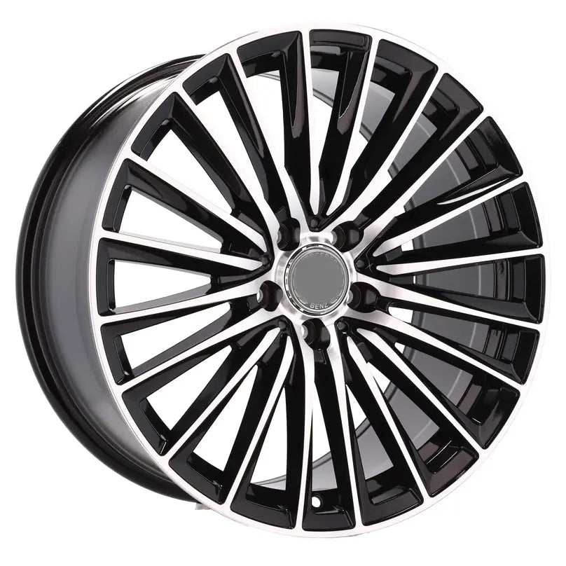 Alu kola pro Mercedes Y5909B 9.5x20 5x112 ET35.5 66.6 Black Polished | Wheelsup.cz