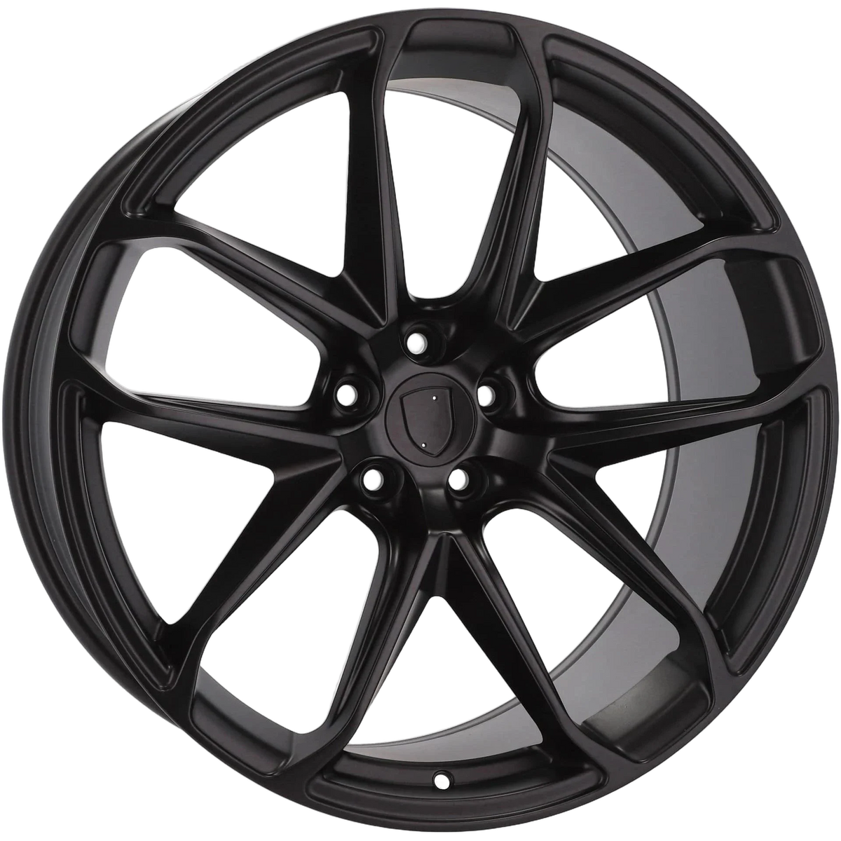 Alu kola pro Porsche Y5985B 9.5x21 5x112 ET26 66.6 Black Half Matt | Wheelsup.cz