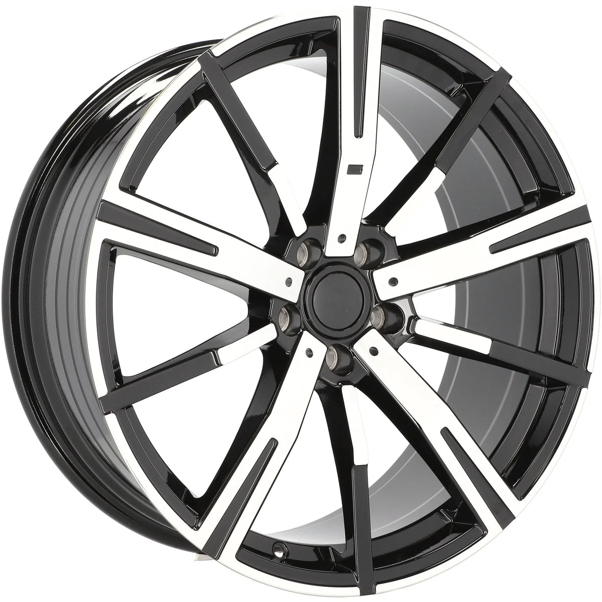 Alu kola pro BMW YF1156 8x19 5x112 ET27 66.6 Black Polished | Wheelsup.cz