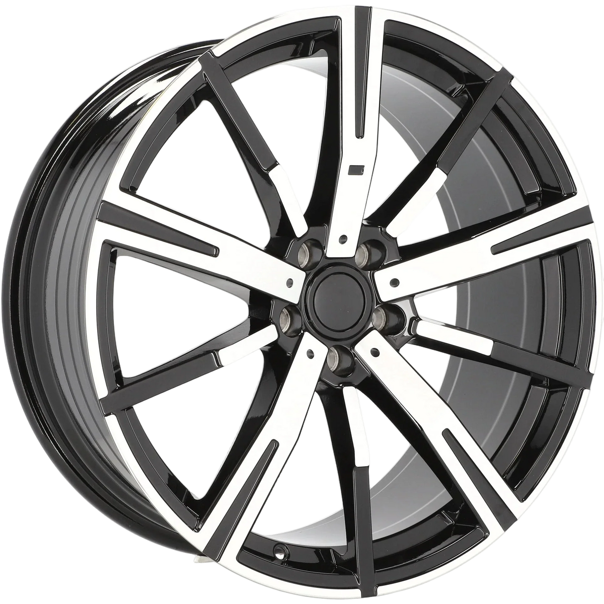 Alu kola pro BMW YF1156 8x19 5x112 ET27 66.6 Black Polished | Wheelsup.cz