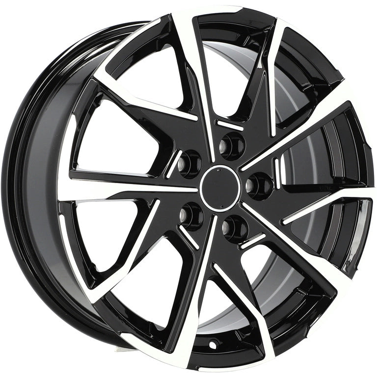 Alu kola pro Toyota YF1159 7x17 5x114.3 ET38 60.1 Black Polished | Wheelsup.cz
