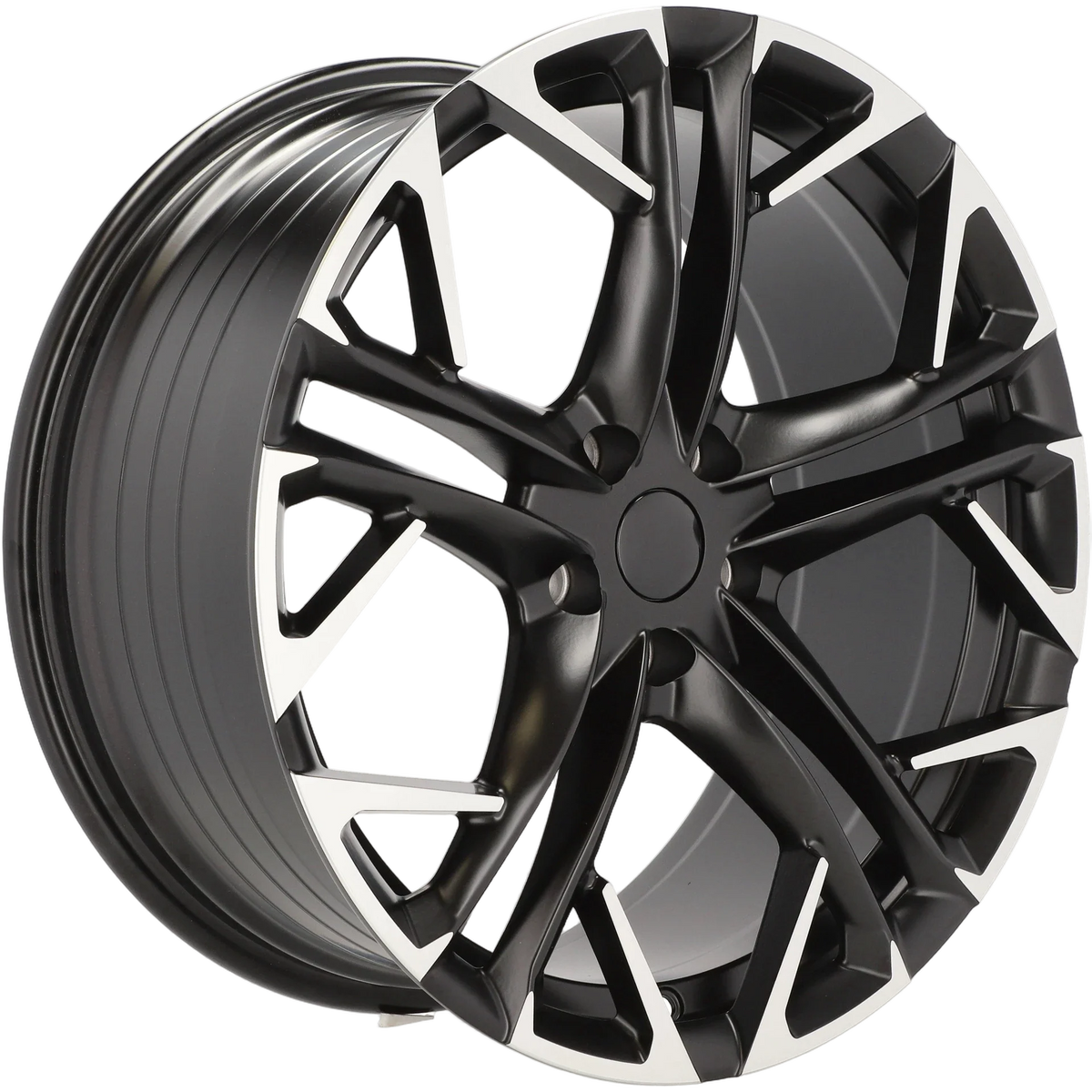 Alu kola pro Cupra YF5719 8x18 5x112 ET38 57.1 Black Polished Half Matt | Wheelsup.cz