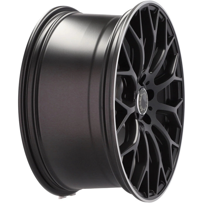 Alu kola pro Mercedes YS1180 8x19 5x112 ET43 66.6 Black Half Matt & Polished Lip | Wheelsup.cz