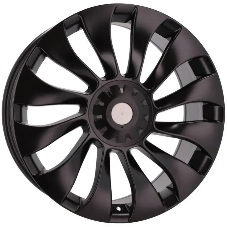 Alu kola pro Tesla YS214 9.5x20 5x114.3 ET45 64.1 Black Half Matt | Wheelsup.cz