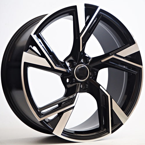 Racing Line Abri 9x20 5x112 ET42 Black Face Machined