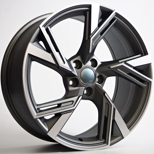 Racing Line Abri 8,5x19 5x112 ET42 Grey Matt Face Machined