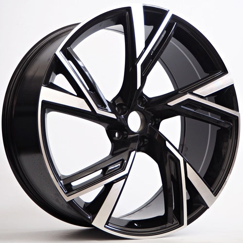 Racing Line Abri 9,5x22 5x112 ET35 Black Face Machined