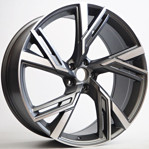 Racing Line Abri 9,5x22 5x112 ET35 Grey Face Machined