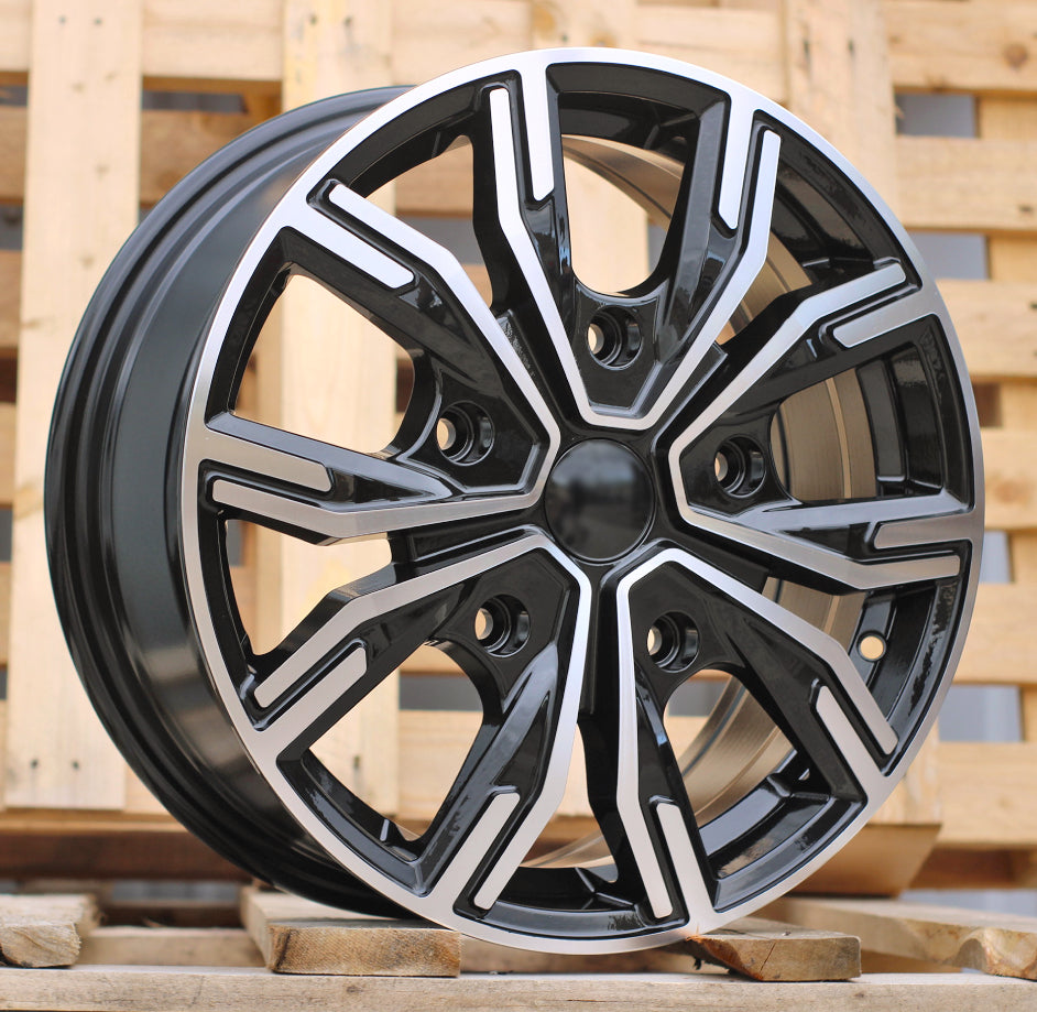 Alu disky Racing Line B5758 6.5x16 5x130 ET56 89.1 Čierna