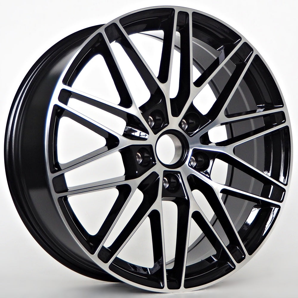 Alu disky pre Porsche Alan 7.5x20 5x130 ET32 66.5 Čierna