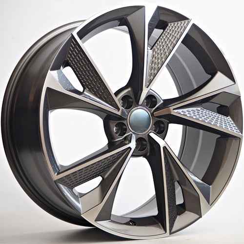 Racing Line Alto 9,5x21 5x112 ET30 Grey Face Machined