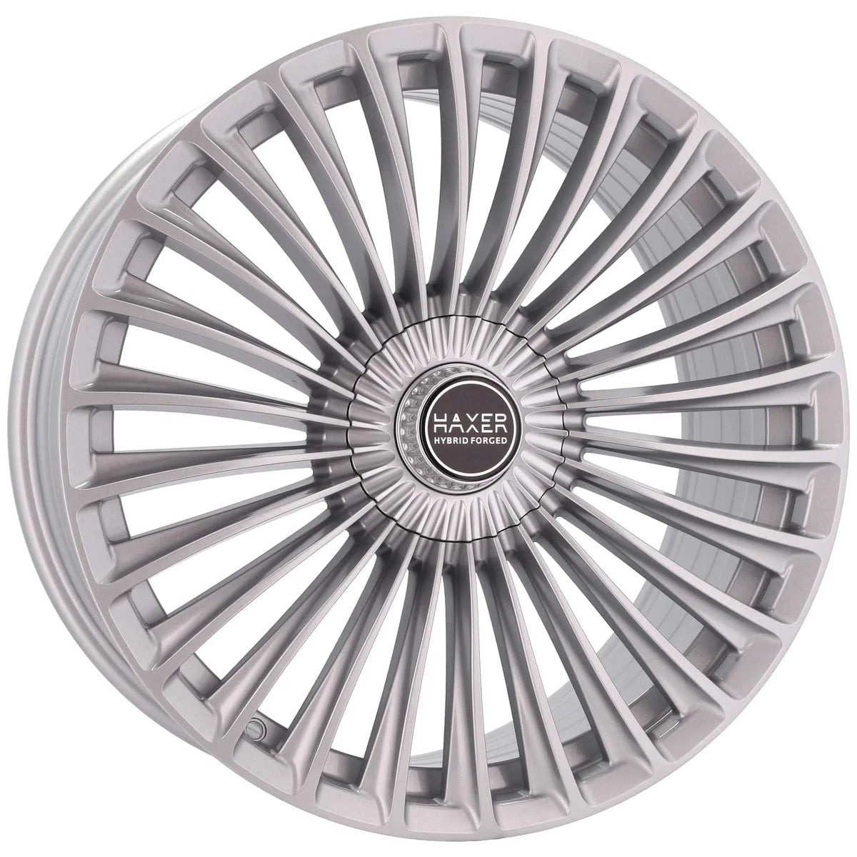 Alu kola HAXER HX09F 8.5x19 5x112 ET35 66.6 Silver Shining – detail 1