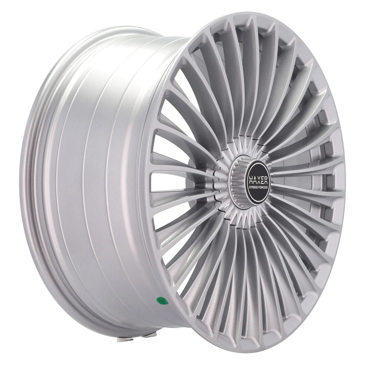 Alu kola HAXER HX09F 8.5x20 5x112 ET43 66.6 Silver Shining – detail 2
