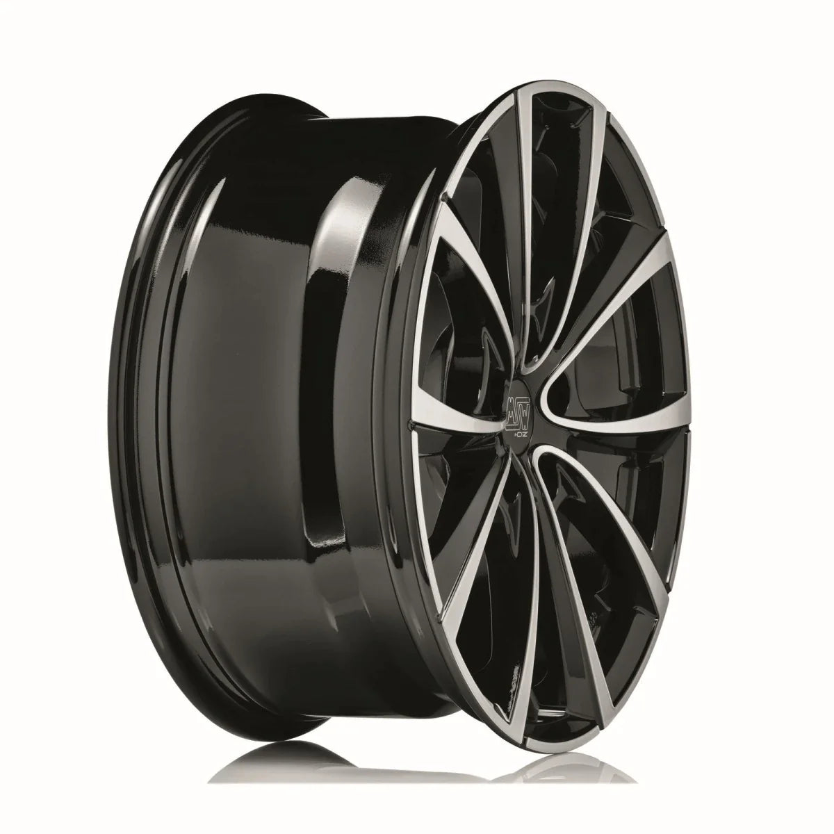 Alu kola MSW 27T 9.5x19 5x114.3 ET45 Gloss Black Full Polished | Wheelsup.cz