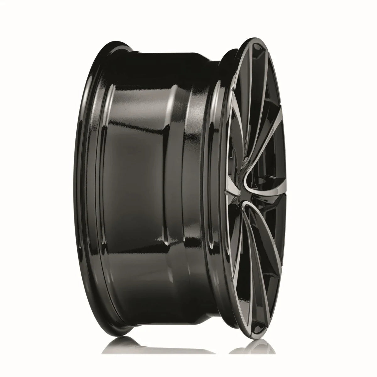 Alu kola MSW 27T 9.5x19 5x114.3 ET45 Gloss Black Full Polished | Wheelsup.cz