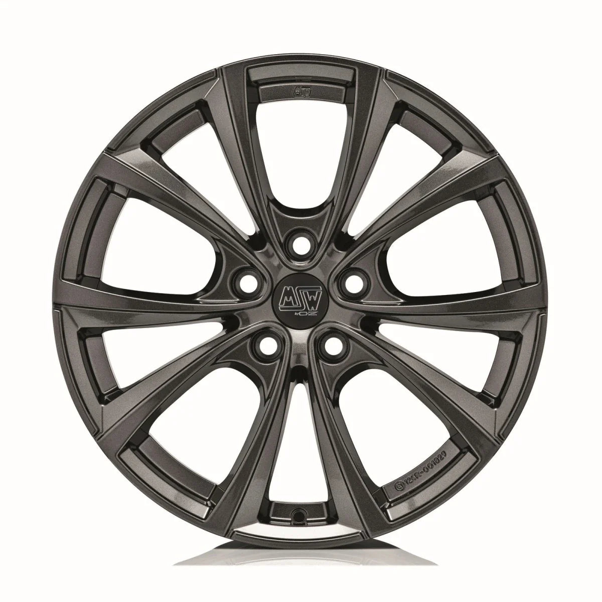 Alu kola MSW 27T 9.5x20 5x114.3 ET45 Gloss Dark Grey | Wheelsup.cz