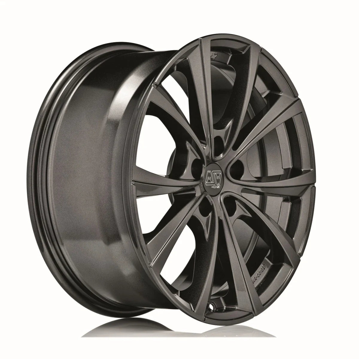 Alu kola MSW 27T 9.5x20 5x114.3 ET45 Gloss Dark Grey | Wheelsup.cz