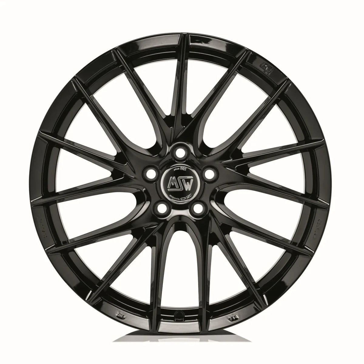 Alu kola MSW 29 8.5x19 5x112 ET43 Gloss Black | Wheelsup.cz