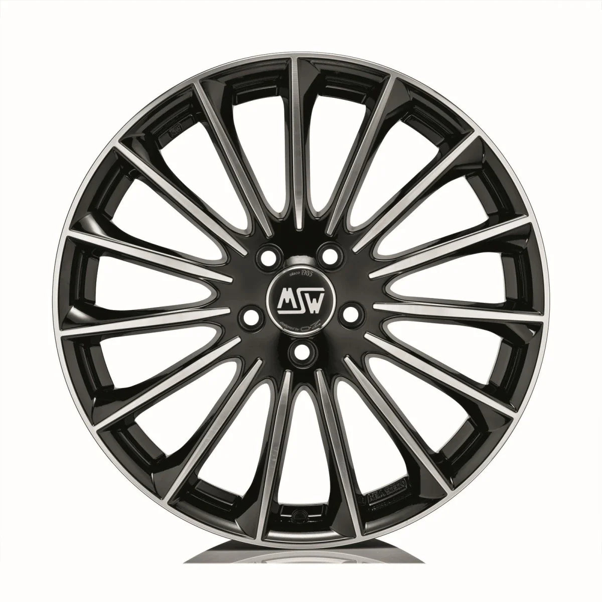Alu kola MSW 30 9x19 5x112 ET44 Gloss Black Full Polished | Wheelsup.cz