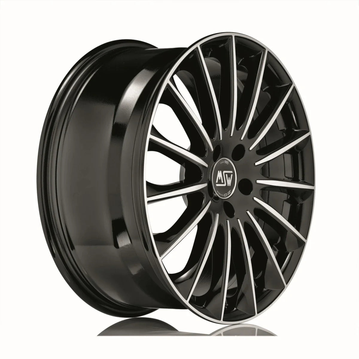 Alu kola MSW 30 8.5x20 5x112 ET35 Gloss Black Full Polished | Wheelsup.cz
