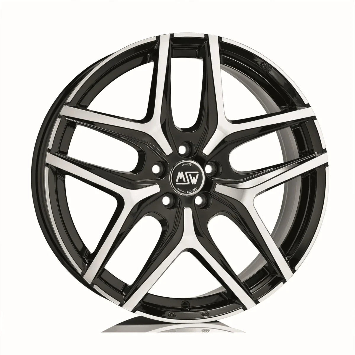 Alu kola MSW 40 10x20 5x120 ET40 Gloss Black Full Polished | Wheelsup.cz