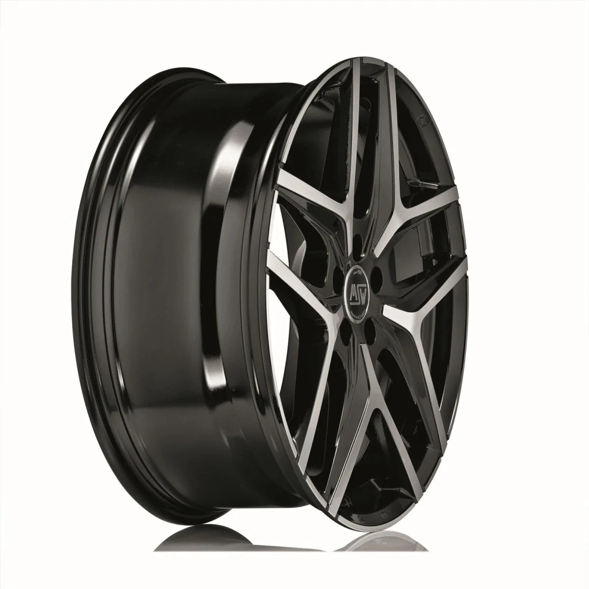 Alu kola MSW 40 8x18 5x120 ET29 Gloss Black Full Polished | Wheelsup.cz