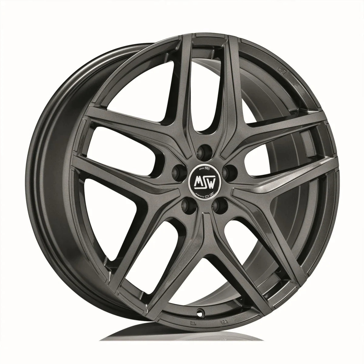 Alu kola MSW 40 7.5x19 5x112 ET48 Gloss Gun Metal | Wheelsup.cz