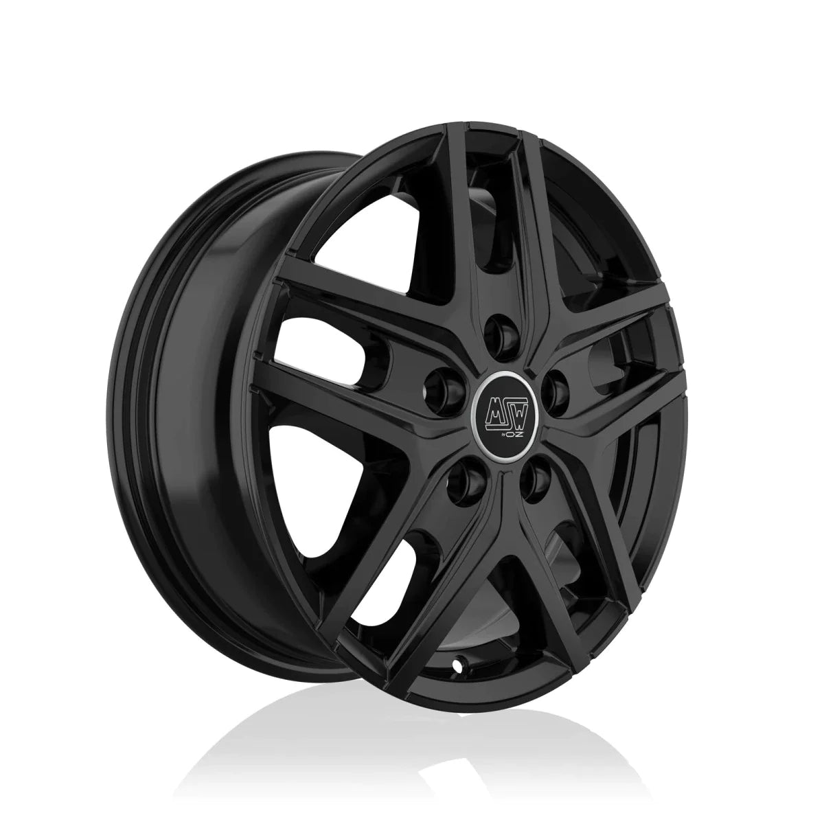 Alu kola MSW 40 VAN 6.5x16 5x160 ET55 Gloss Black | Wheelsup.cz