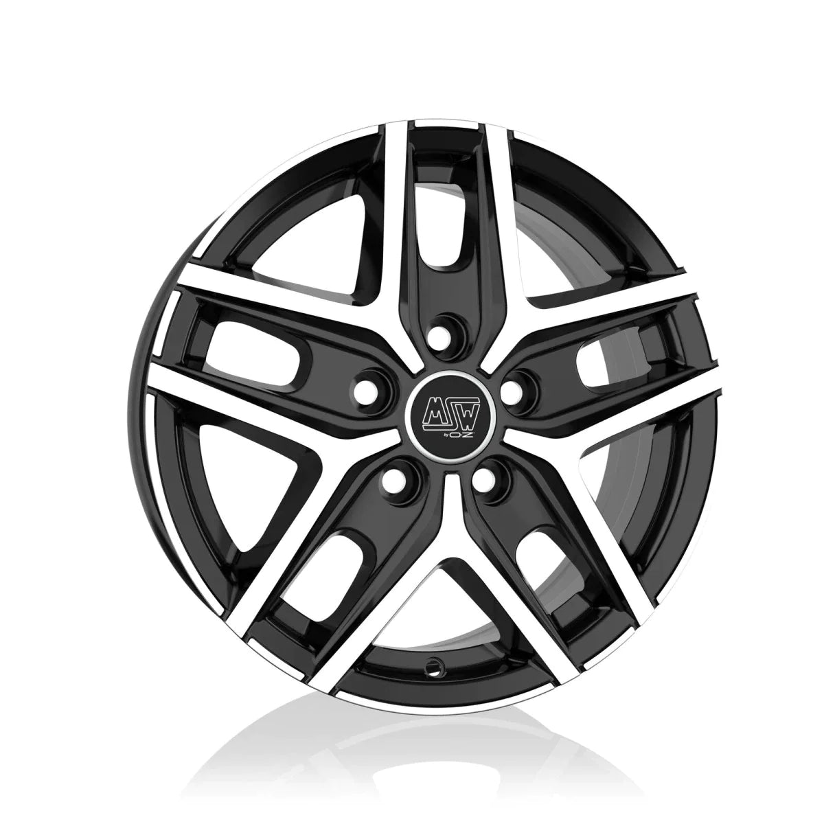 Alu kola MSW 40 VAN 6.5x16 5x118 ET65 Gloss Black Full Polished | Wheelsup.cz