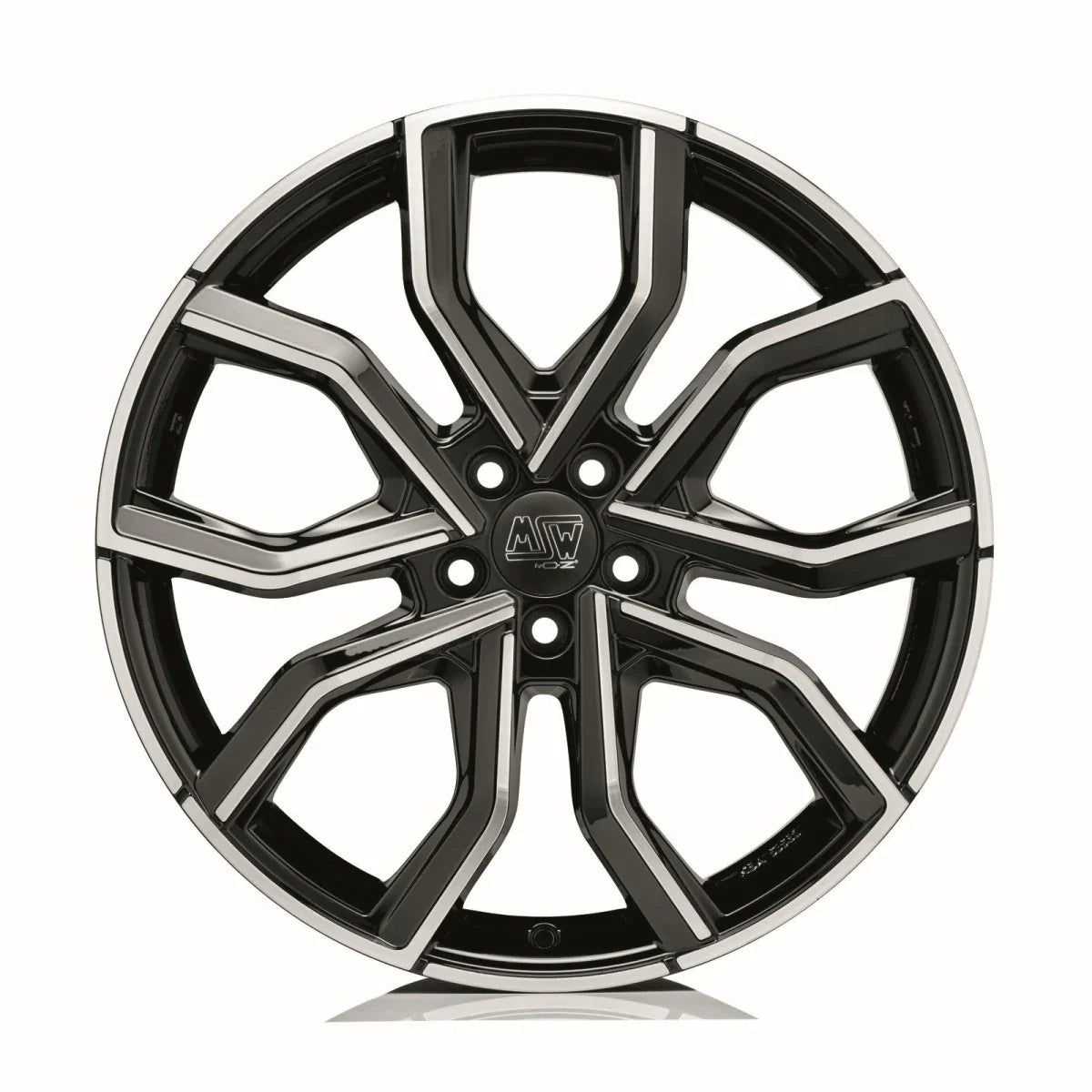 Alu kola MSW 41 10x20 5x112 ET19 Gloss Black Full Polished | Wheelsup.cz