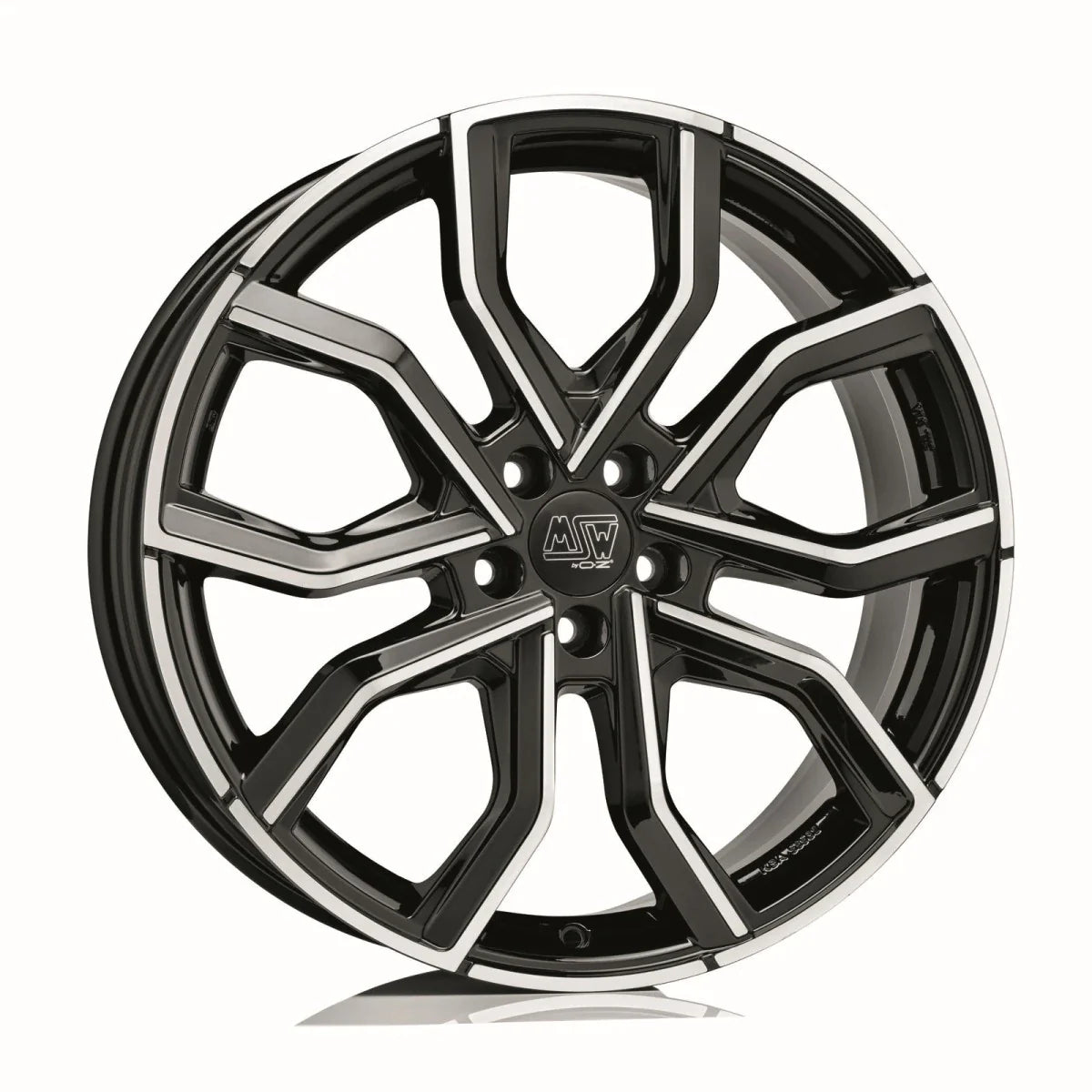 Alu kola MSW 41 8.5x20 5x114.3 ET38 Gloss Black Full Polished | Wheelsup.cz