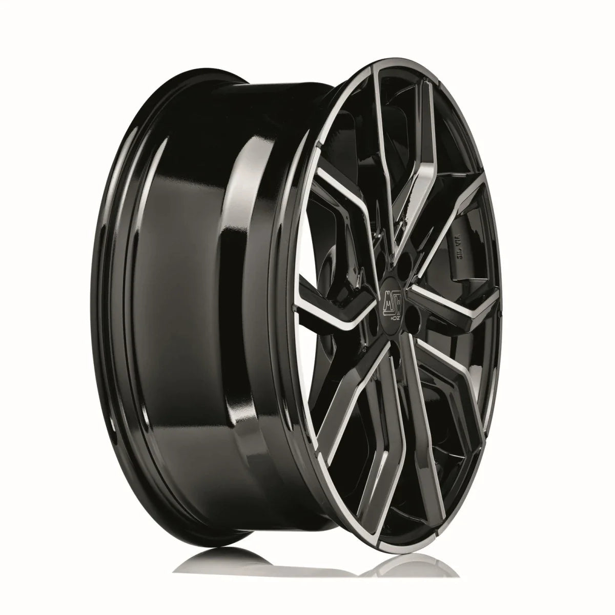 Alu kola MSW 41 8x19 5x112 ET45 Gloss Black Full Polished | Wheelsup.cz