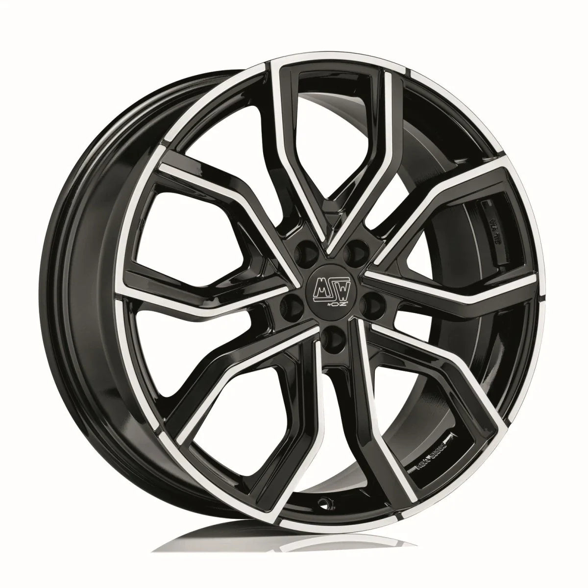 Alu kola MSW 41 10x20 5x112 ET45 Gloss Black Full Polished | Wheelsup.cz