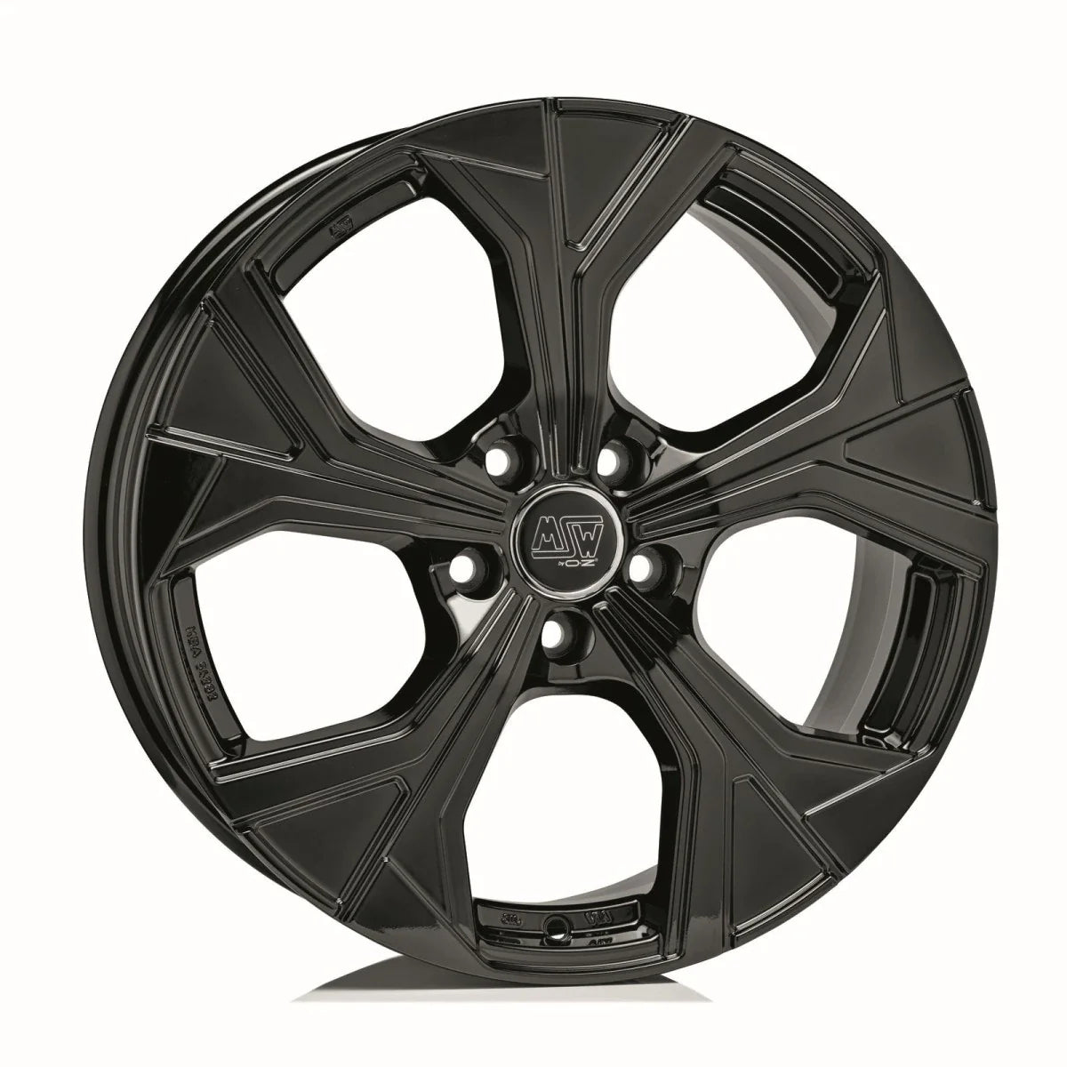 Alu kola MSW 43 8x19 5x112 ET45 Gloss Black | Wheelsup.cz