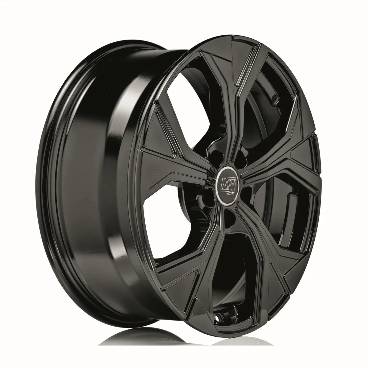 Alu kola MSW 43 7.5x18 5x108 ET45 Gloss Black | Wheelsup.cz