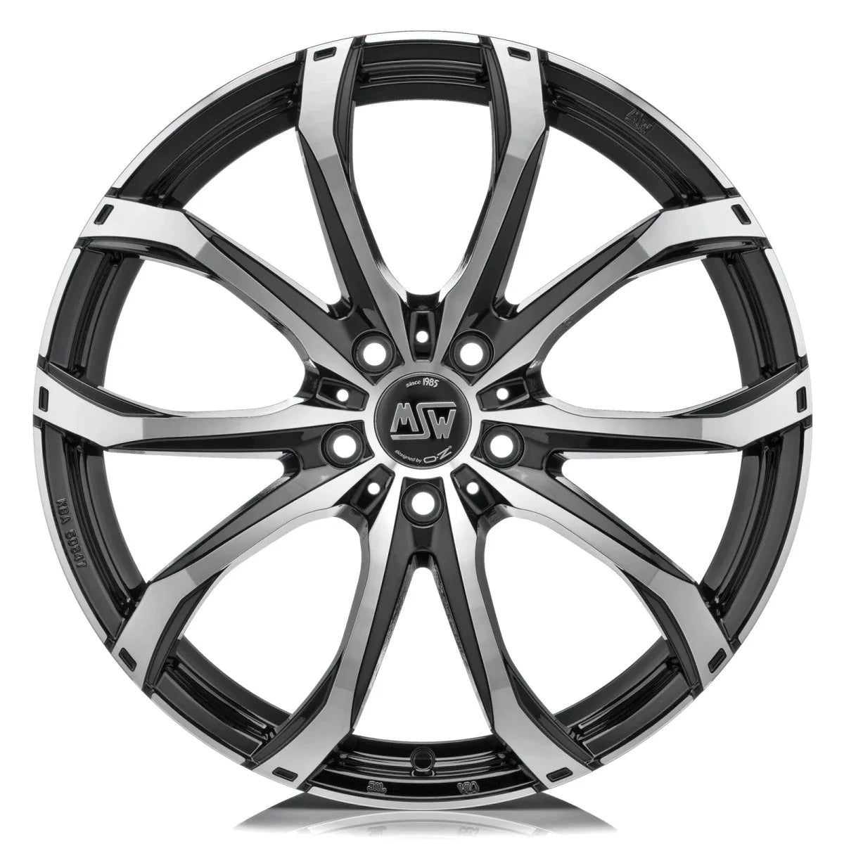 Alu kola MSW 48 6,5x16 5x110 ET40 65,1 černá | Wheelsup.cz