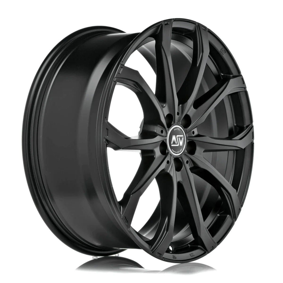 Alu kola MSW 48 9.5x20 5x130 ET52 Matt Black | Wheelsup.cz