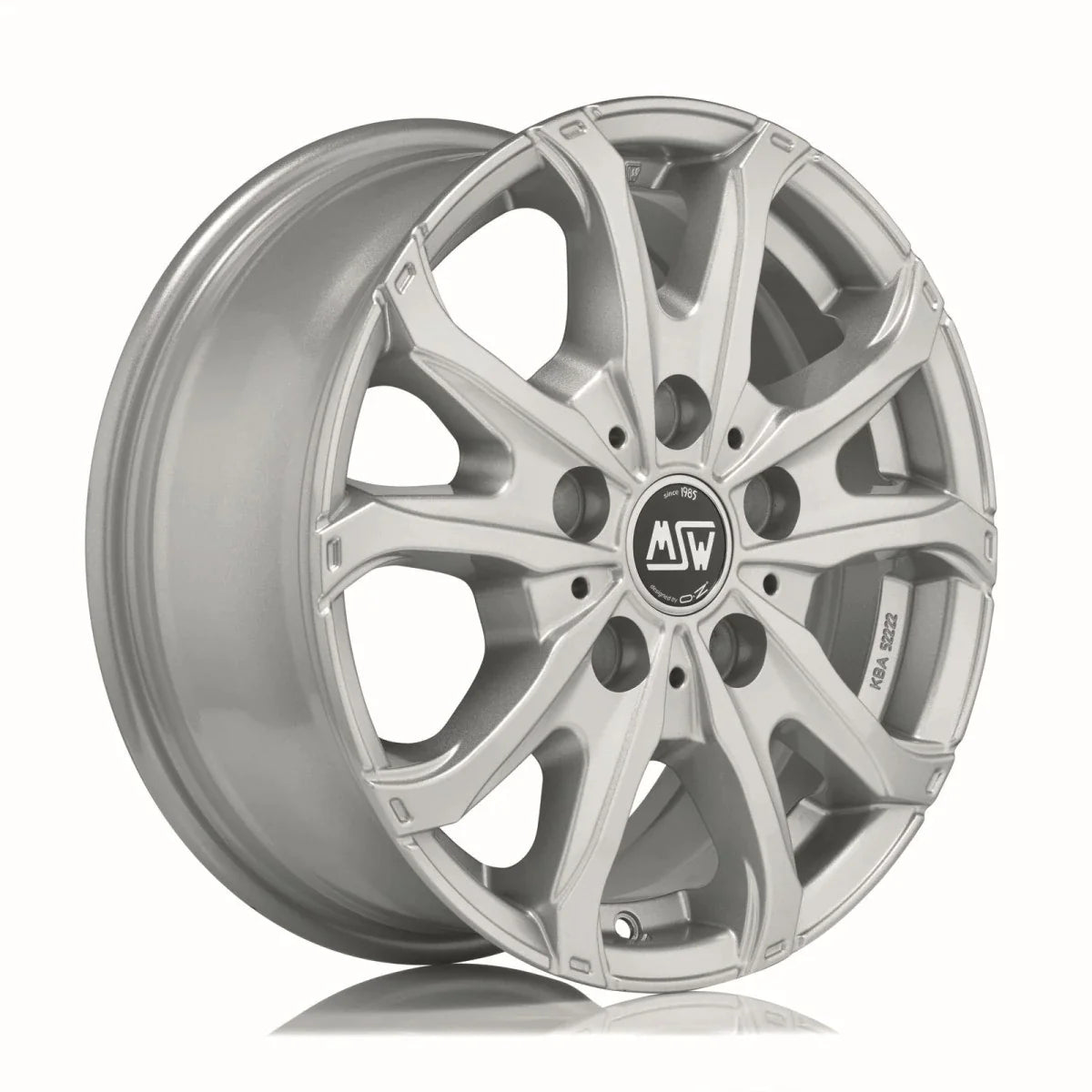 Alu kola MSW 48 VAN 7x17 5x130 ET66 Full Silver | Wheelsup.cz