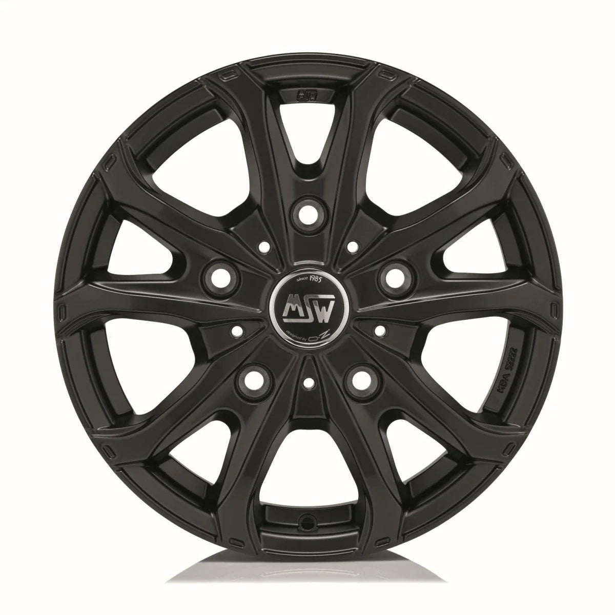 Alu kola MSW 48 VAN 7.5x18 5x120 ET43 Matt Black | Wheelsup.cz