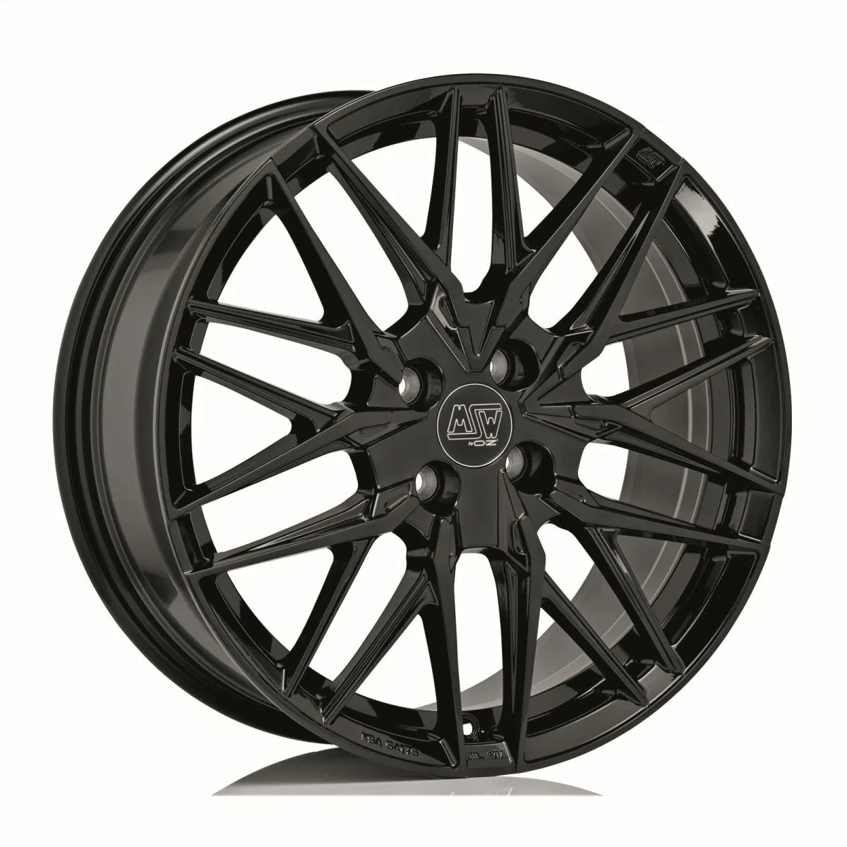 Alu kola MSW 50-4 7x17 4x108 ET37 Gloss Black | Wheelsup.cz