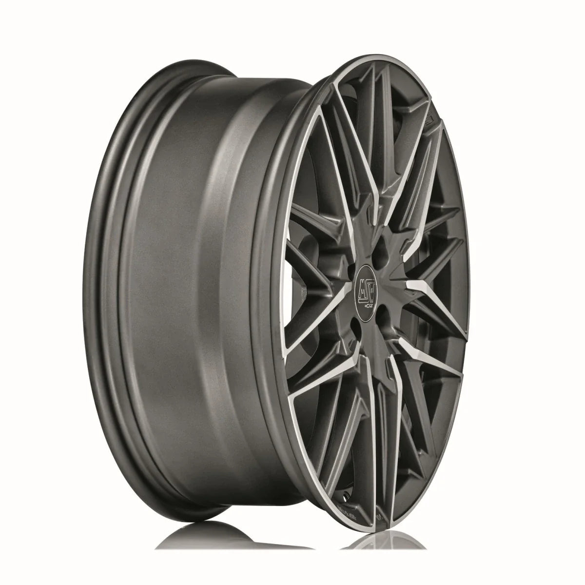 Alu kola MSW 50-4 7x17 4x108 ET32 Matt Gun Metal Full Polished (Mgmfp) | Wheelsup.cz