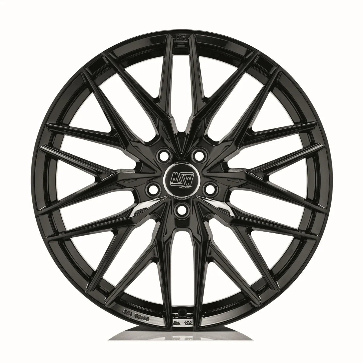 Alu kola MSW 50 8.5x20 5x108 ET45 Gloss Black | Wheelsup.cz