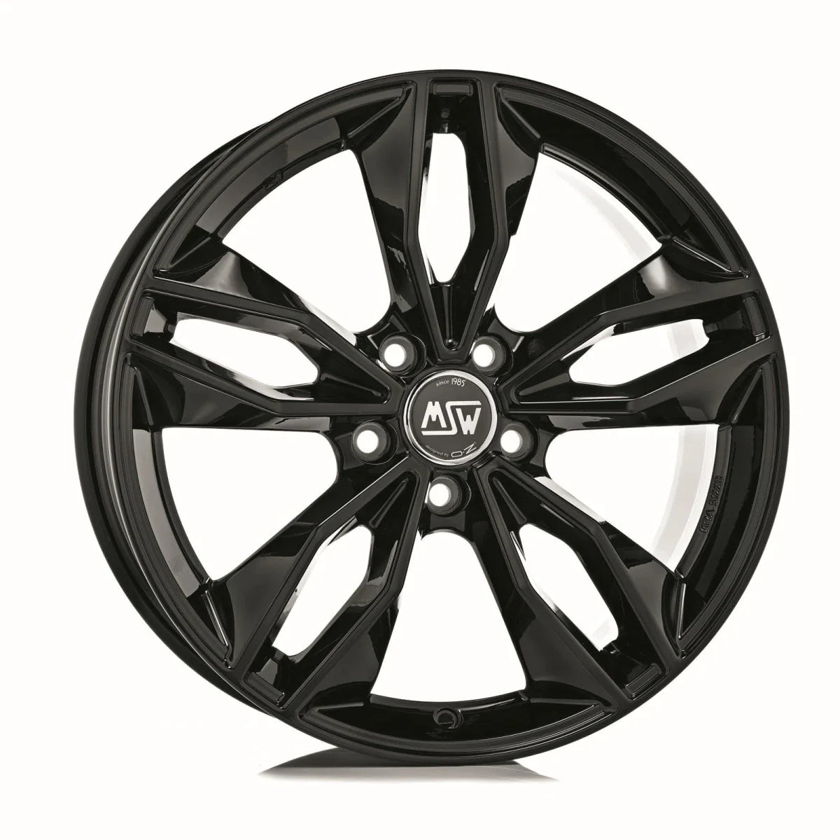 Alu kola MSW 71 8x18 5x108 ET50 Gloss Black | Wheelsup.cz