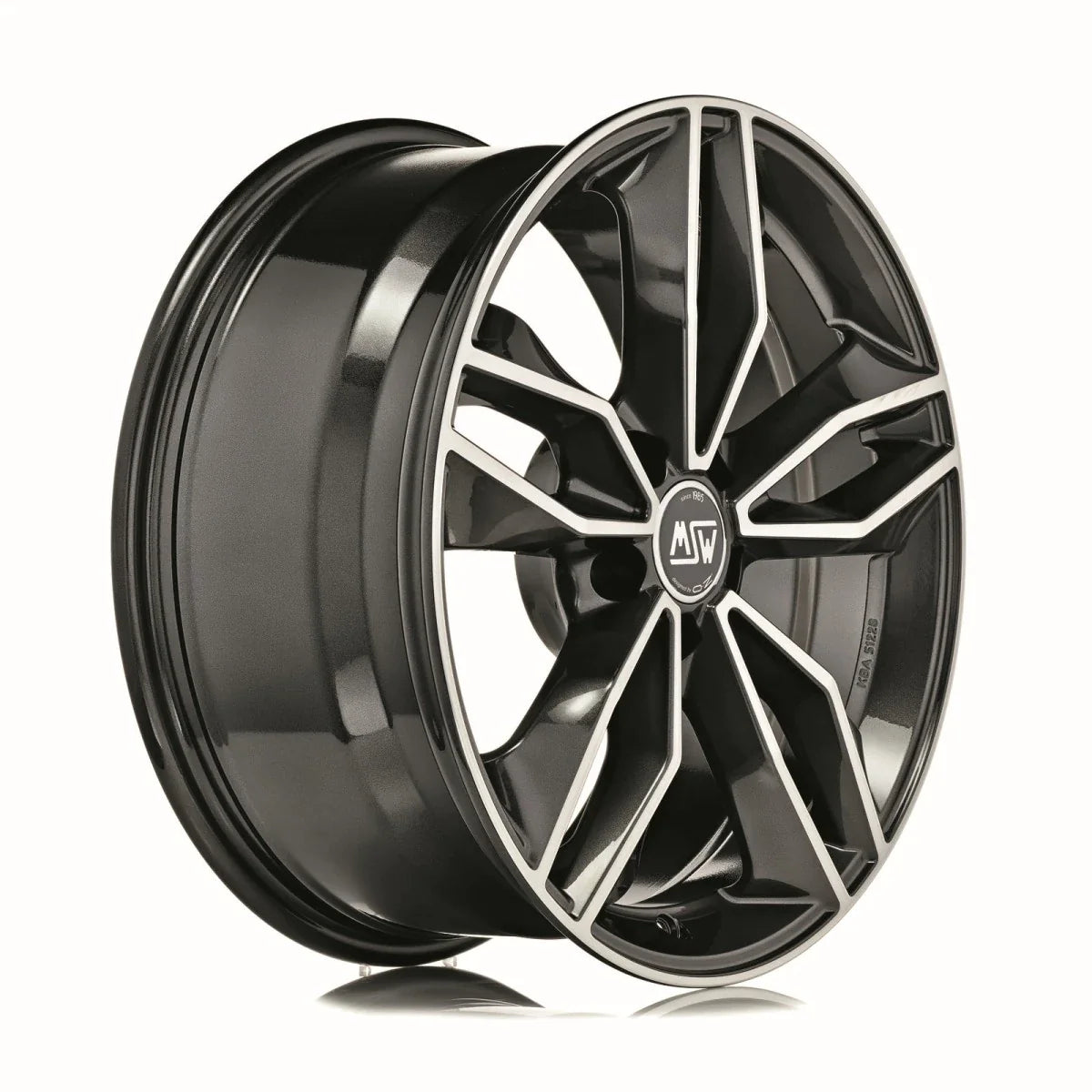 Alu kola MSW 71 8x18 5x105 ET38 Gloss Dark Grey Full Polished | Wheelsup.cz