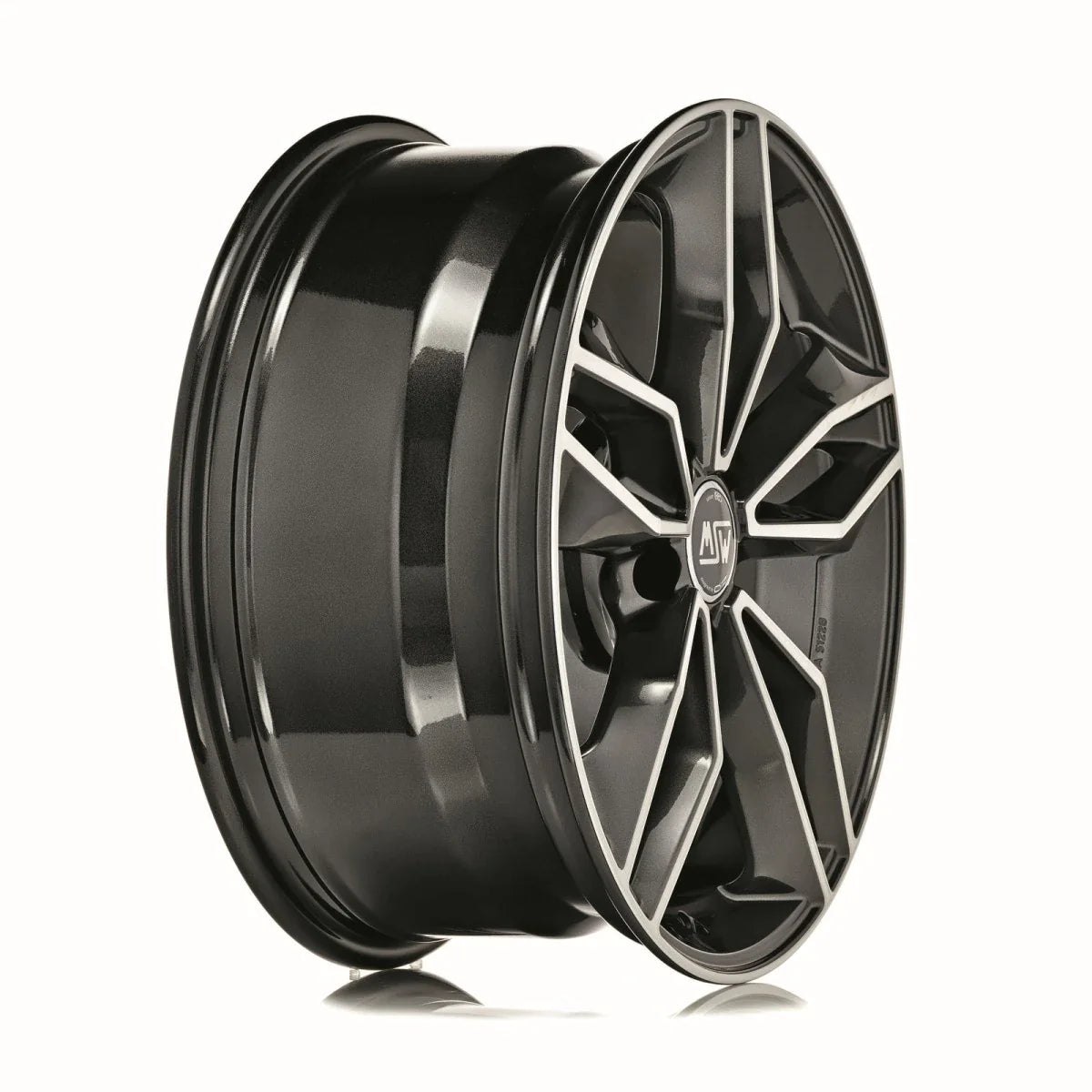 Alu kola MSW 71 8.5x19 5x112 ET50 Gloss Dark Grey Full Polished | Wheelsup.cz