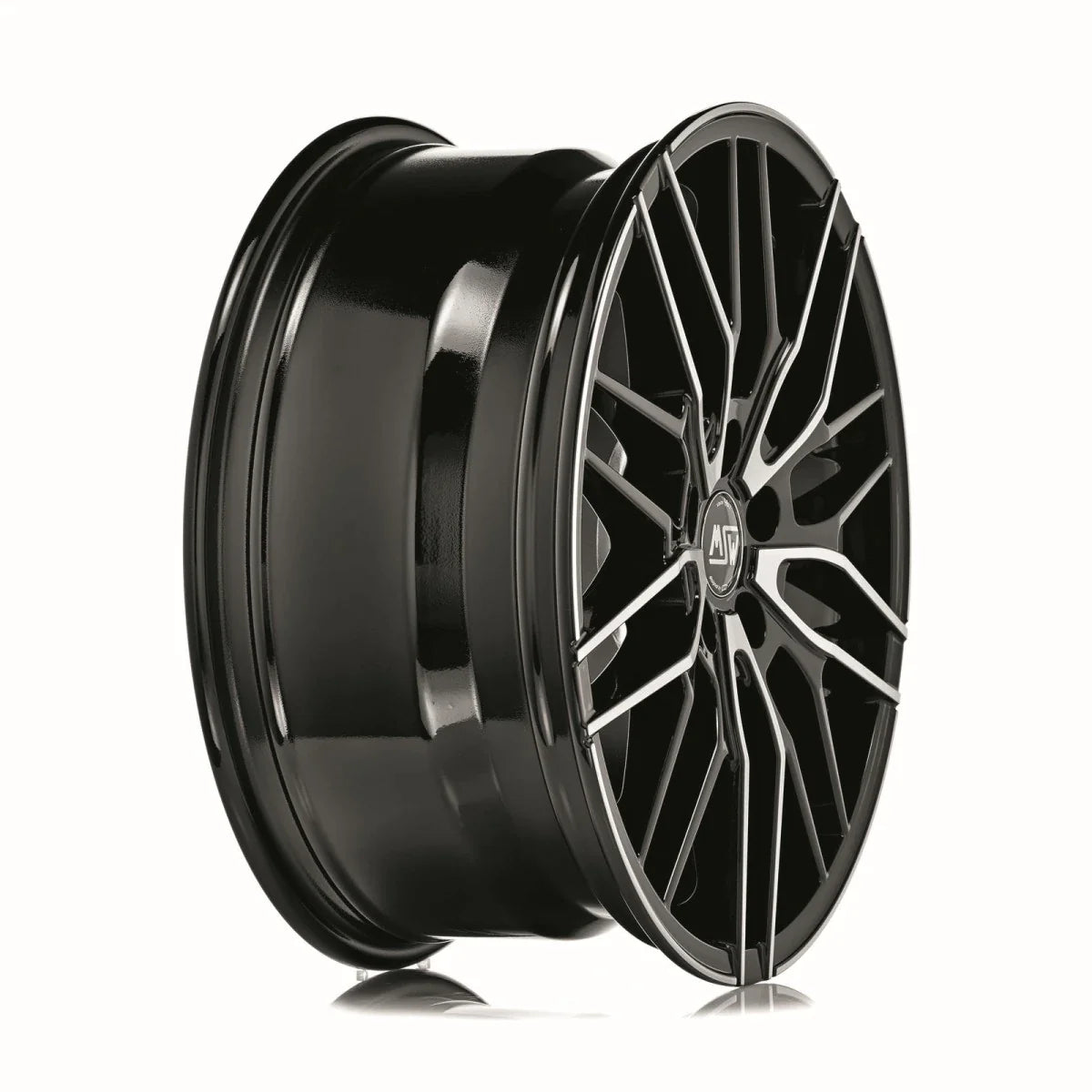 Alu kola MSW 72 8x18 5x112 ET28 Gloss Black Full Polished | Wheelsup.cz
