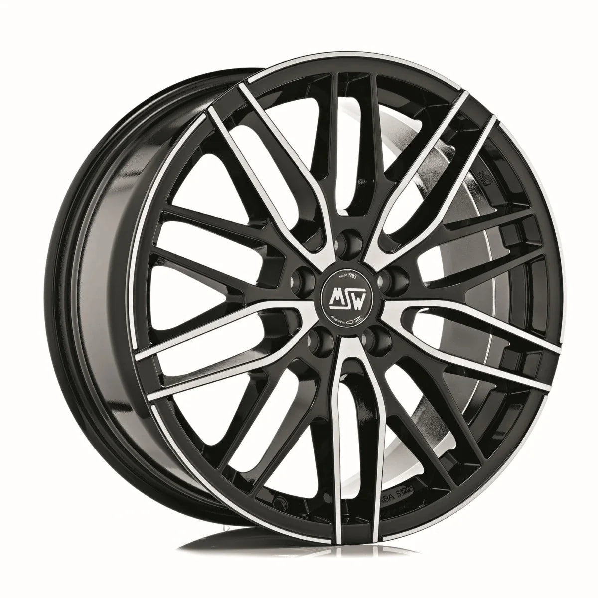 Alu kola MSW 72 7x17 5x112 ET35 Gloss Black Full Polished | Wheelsup.cz