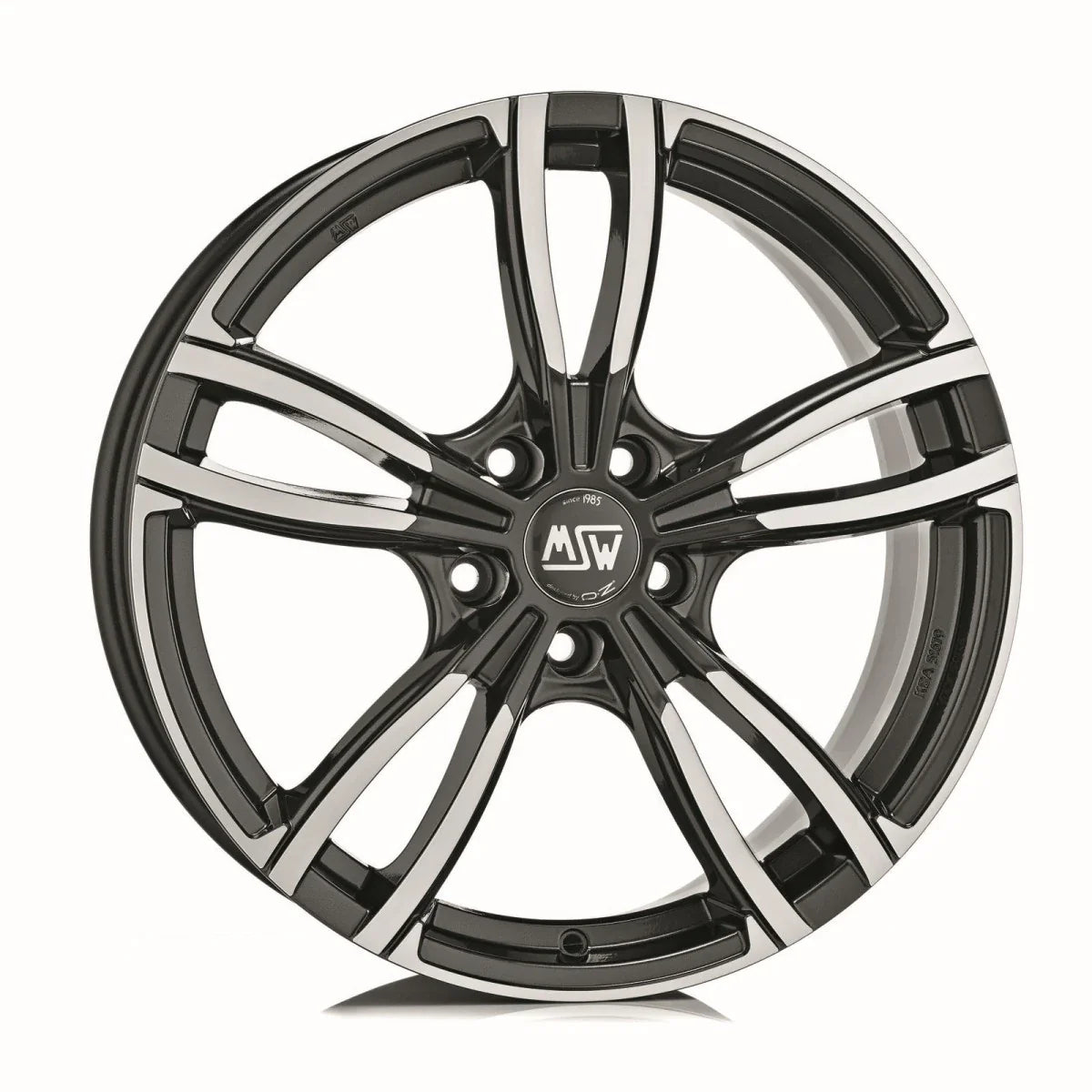 Alu kola MSW 73 8x18 5x120 ET29 Gloss Dark Grey Full Polished | Wheelsup.cz