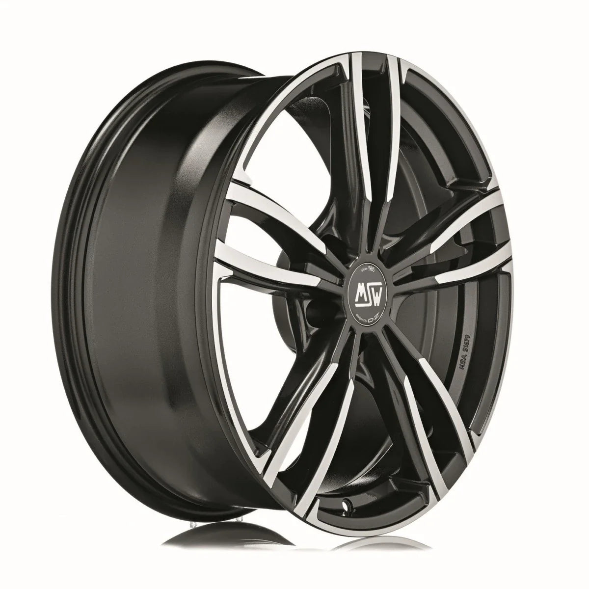 Alu kola MSW 73 7.5x17 5x120 ET43 Gloss Dark Grey Full Polished | Wheelsup.cz