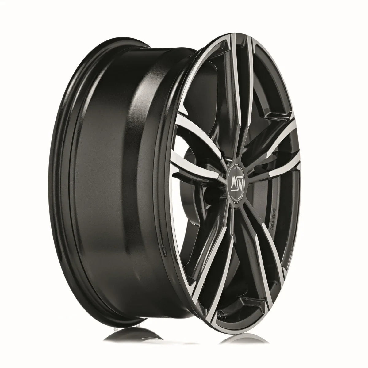 Alu kola MSW 73 7.5x17 5x120 ET43 Gloss Dark Grey Full Polished | Wheelsup.cz